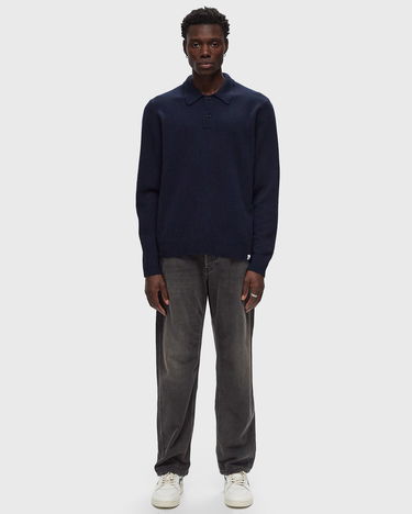 Поло тениска NORSE PROJECTS Standard Merino Lambswool Polo Черно | N45-0621-7004, 1