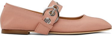 Грижа за обувките Aeyde Aeyde Uma Eyelet Ballerina Flats Розово | A11-FL-RKLS08FL159-SS25-1018-069, 0