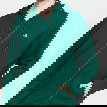 Суитчър adidas Originals Sportswear Comfy & Chill Full Zip Hoodie Зелено | H45370, 1
