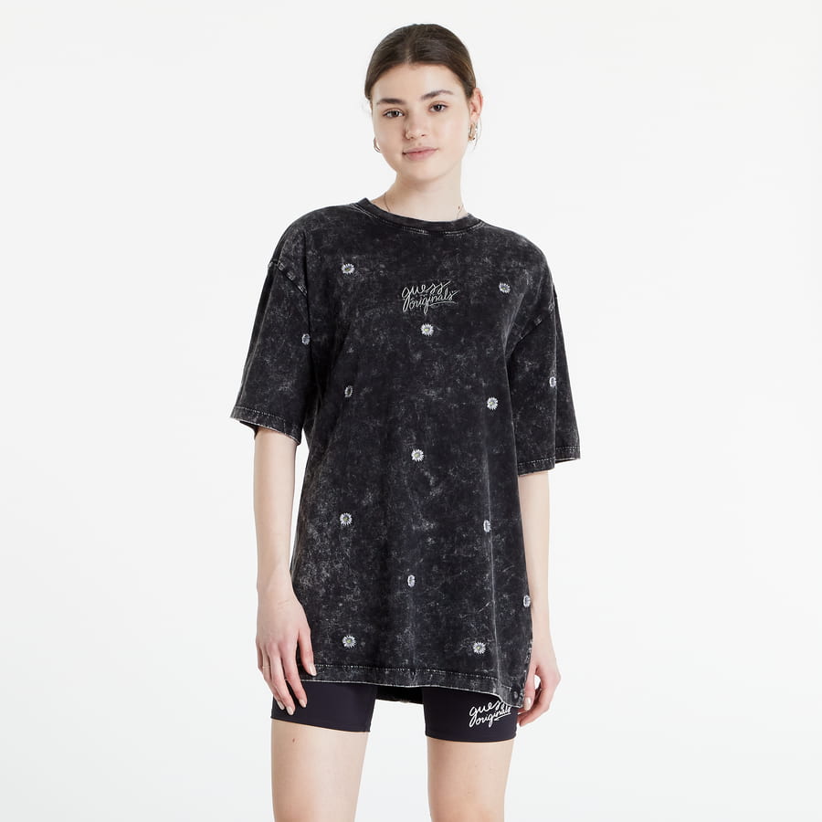 Тениска GUESS Originals T-Shirt Dress Черно | W2GK01K9Y40-JTMU, 0