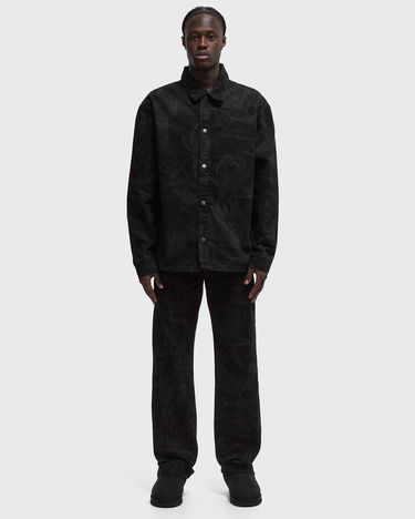 Риза DAILY PAPER Floral Print Denim Shirt Черно | 2511158, 2