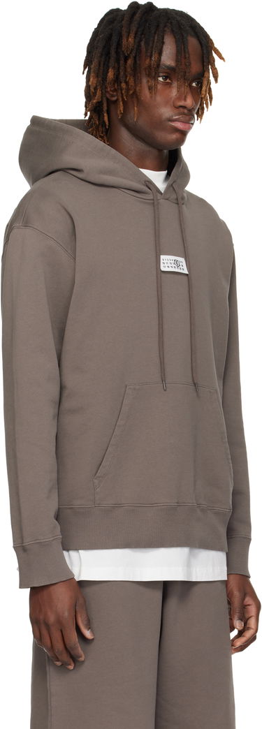 Суитчър Maison Margiela MM6 Maison Margiela Unbrushed Cotton Hoodie Синьо | SH0GU0018 M25012, 4