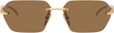 Слънчеви очила Prada Wrap Around Metal Sunglasses Кафяво | 0PR A55S 8056597958486, 0