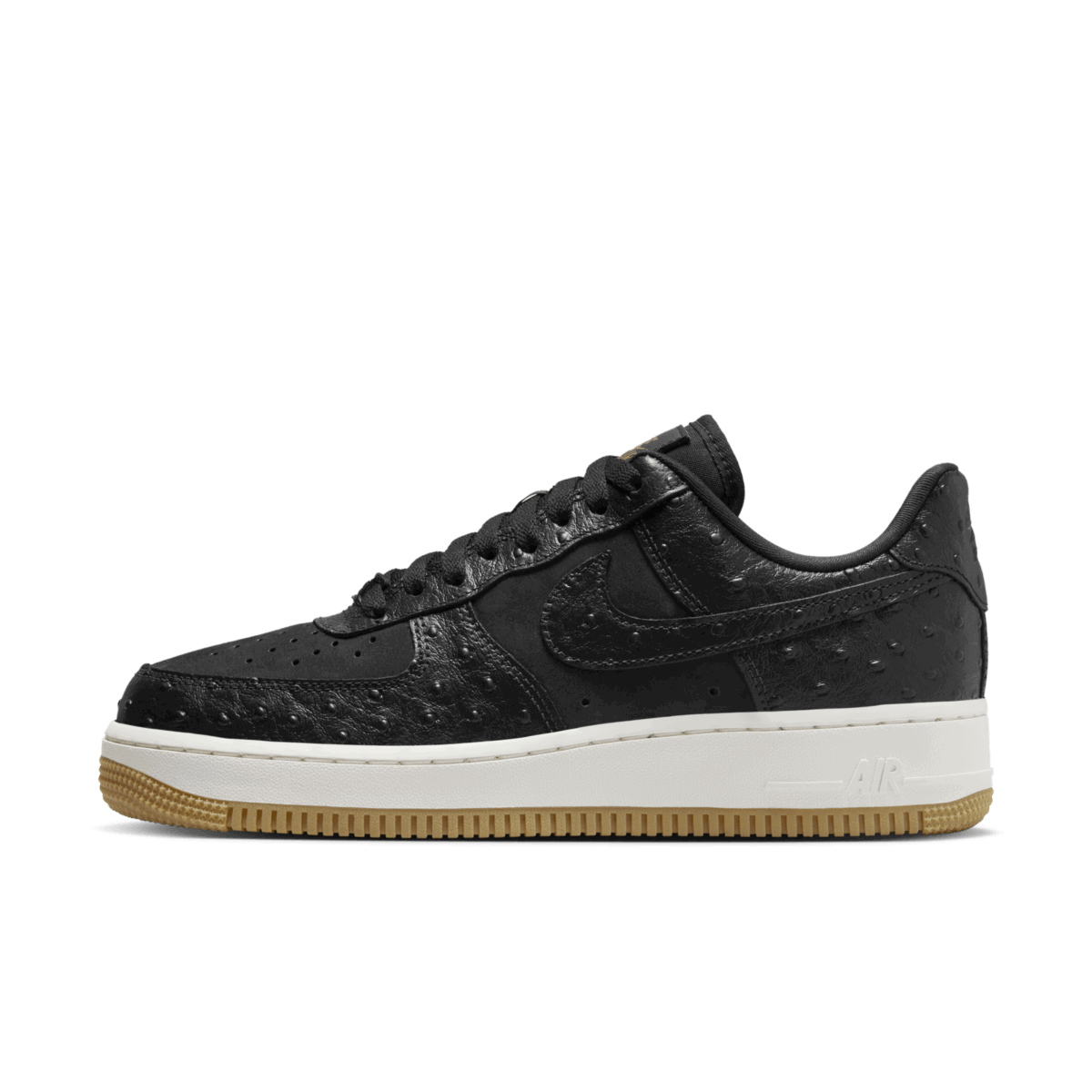 Кецове и обувки Nike Air Force 1 Low '07 "Black Ostrich" W Черно | DZ2708-002, 0