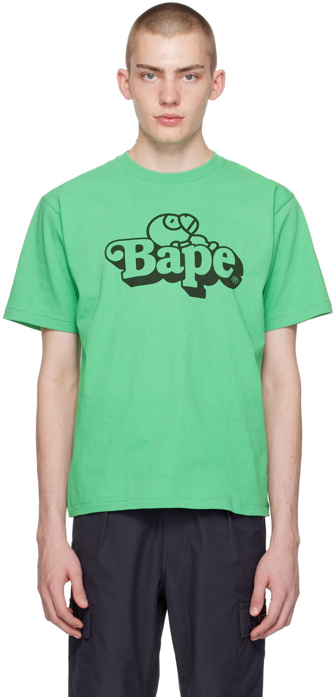 Тениска BAPE 'Milo On BAPE' T-Shirt Зелено | 002TEK301009M