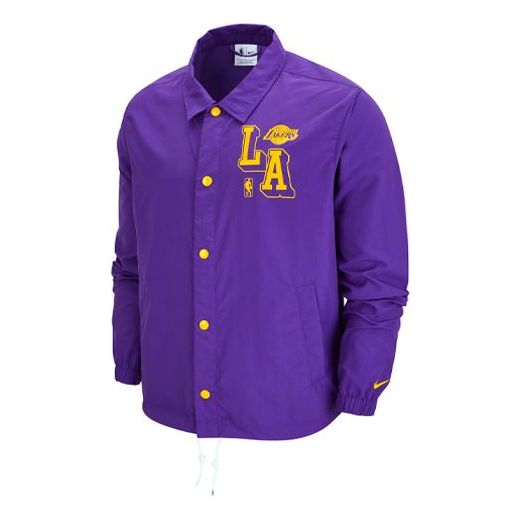 Ветровка Nike Los Angeles Lakers Courtside Coach Jacket Лилаво | DB1440-504