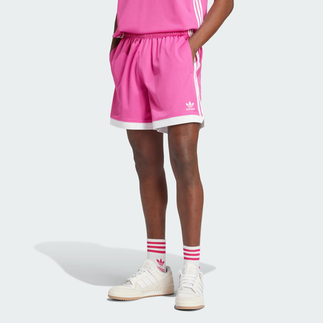Къси панталони adidas Performance Mock Eyelet Shorts Розово | IZ2455, 0