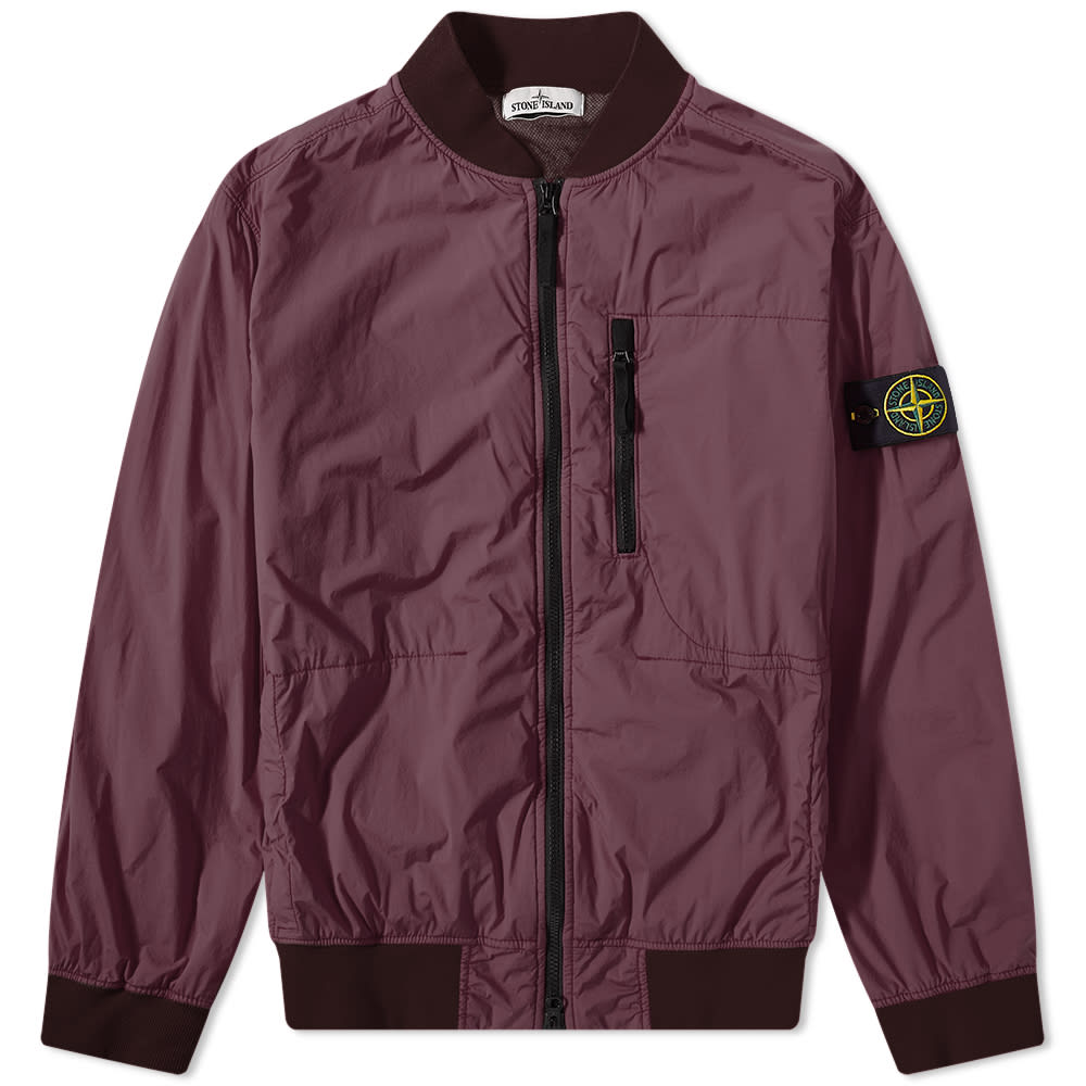 Яке бомбър Stone Island Nylon-Tc Bomber Jacket Бургунди | 761541331-V0011, 0