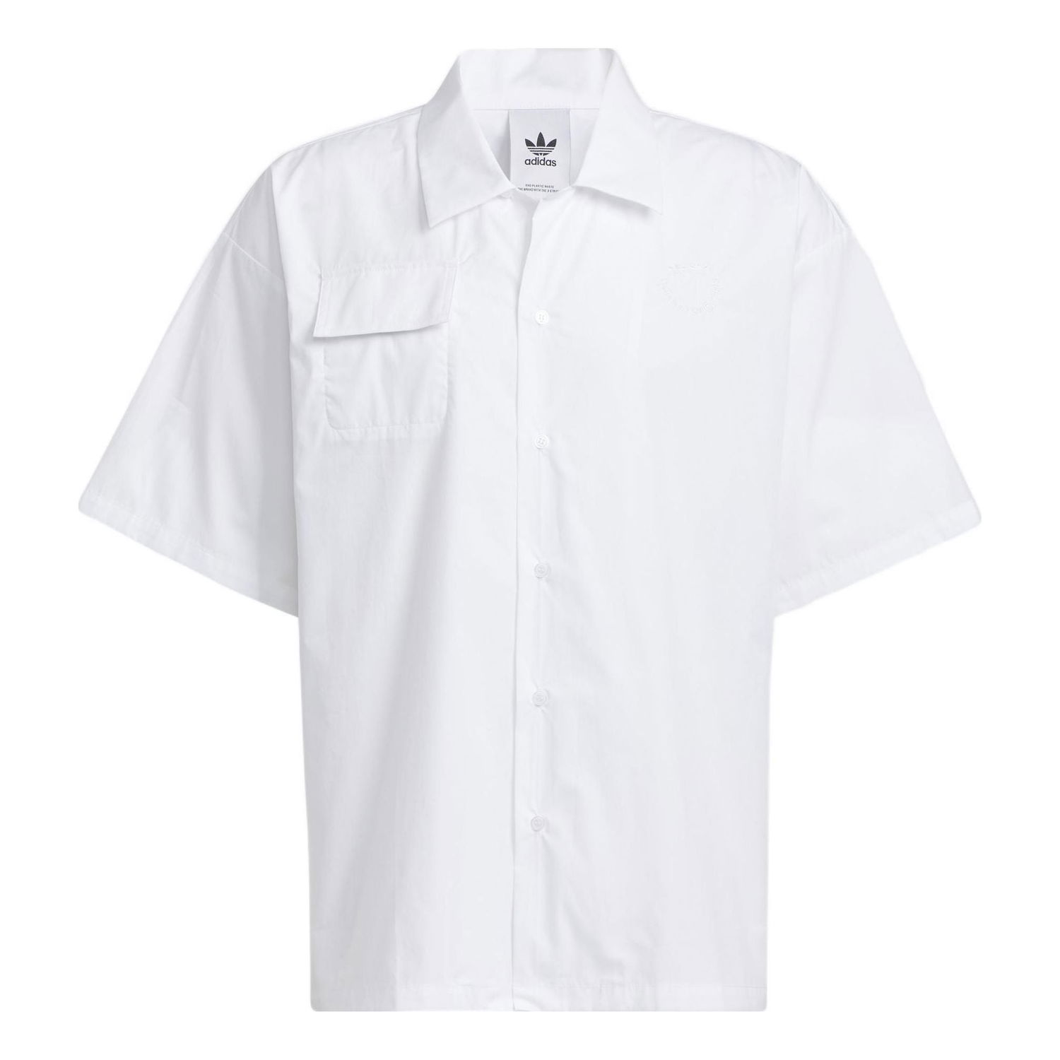Риза adidas Originals Originals Speed Short Sleeve Shirt Бяло | HU1236, 0