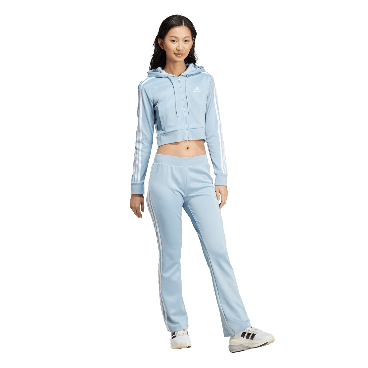 Комплект adidas Originals Glam Cropped Tracksuit Синьо | IX1118, 0