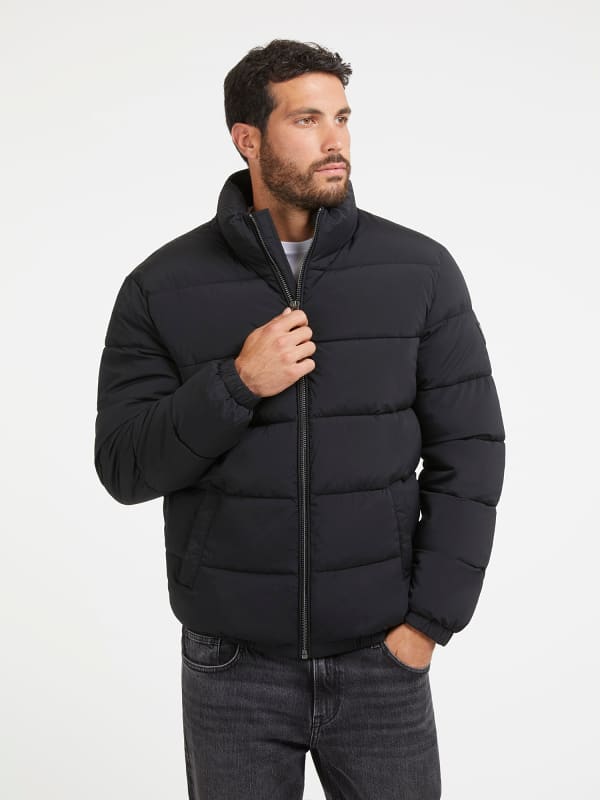 Пухо яке GUESS Stretch Nylon Черно | M3BL18WFOU2, 0