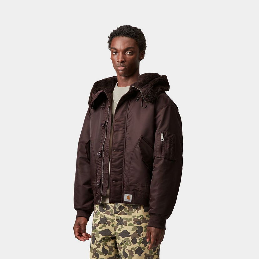 Яке бомбър Carhartt WIP Carhartt WIP HD Oltera Bomber Jacket Кафяво | I035309_9