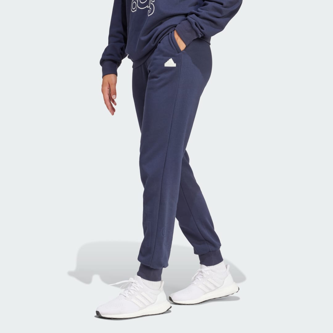 Спортни панталони adidas Performance Regular Fit Print Joggers Тъмно синьо | IS4286, 0