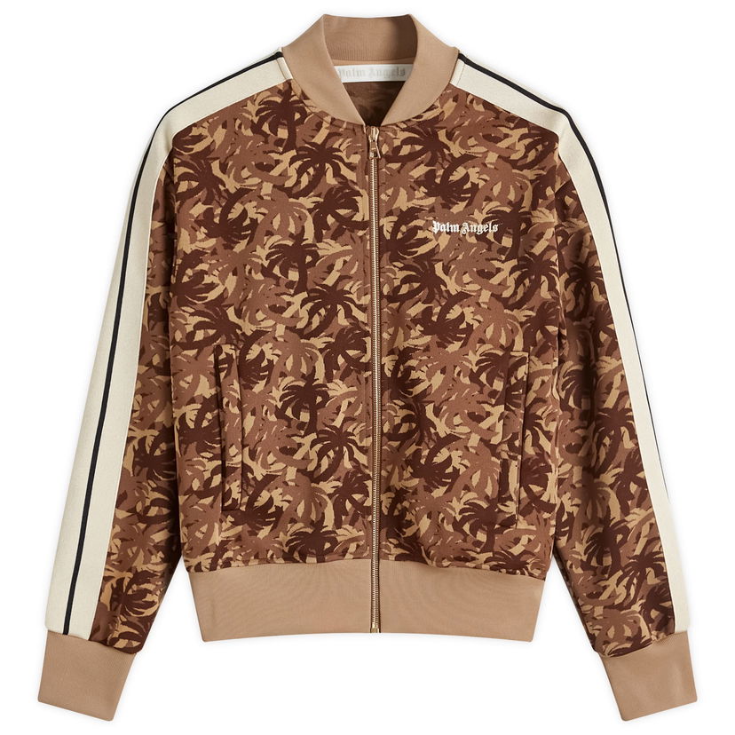 Яке бомбър Palm Angels PAlms Camo Bomber Track Jacket Кафяво | PWBD050F24FAB0016003