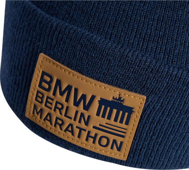 Шапка adidas Originals BMW Berlin Marathon 2025 Beanie Тъмно синьо | jz9323, 2