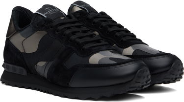 Кецове и обувки Valentino Valentino Garavani Rockrunner Camouflage Черно | 6Y2S0723NTA, 3