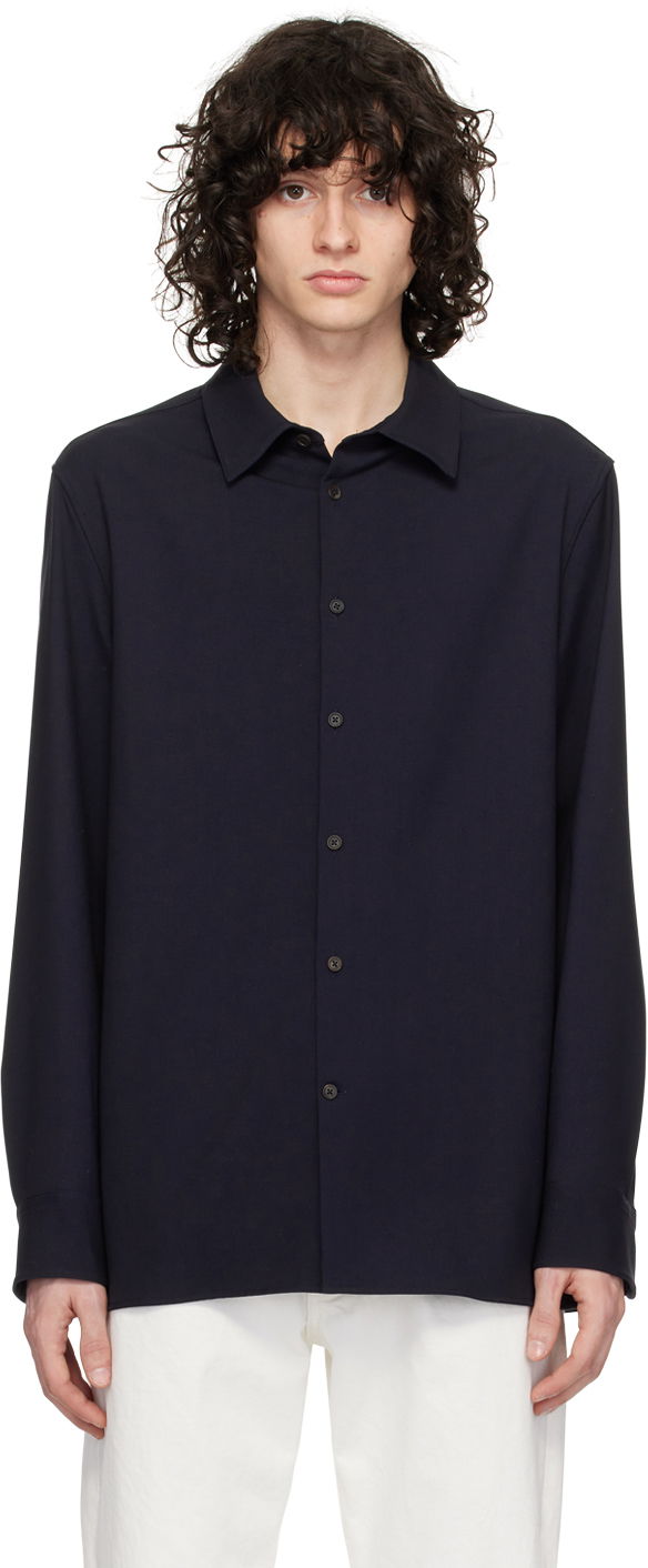 Риза The Row Long Sleeve Button Up Shirt Черно | 283-W1842