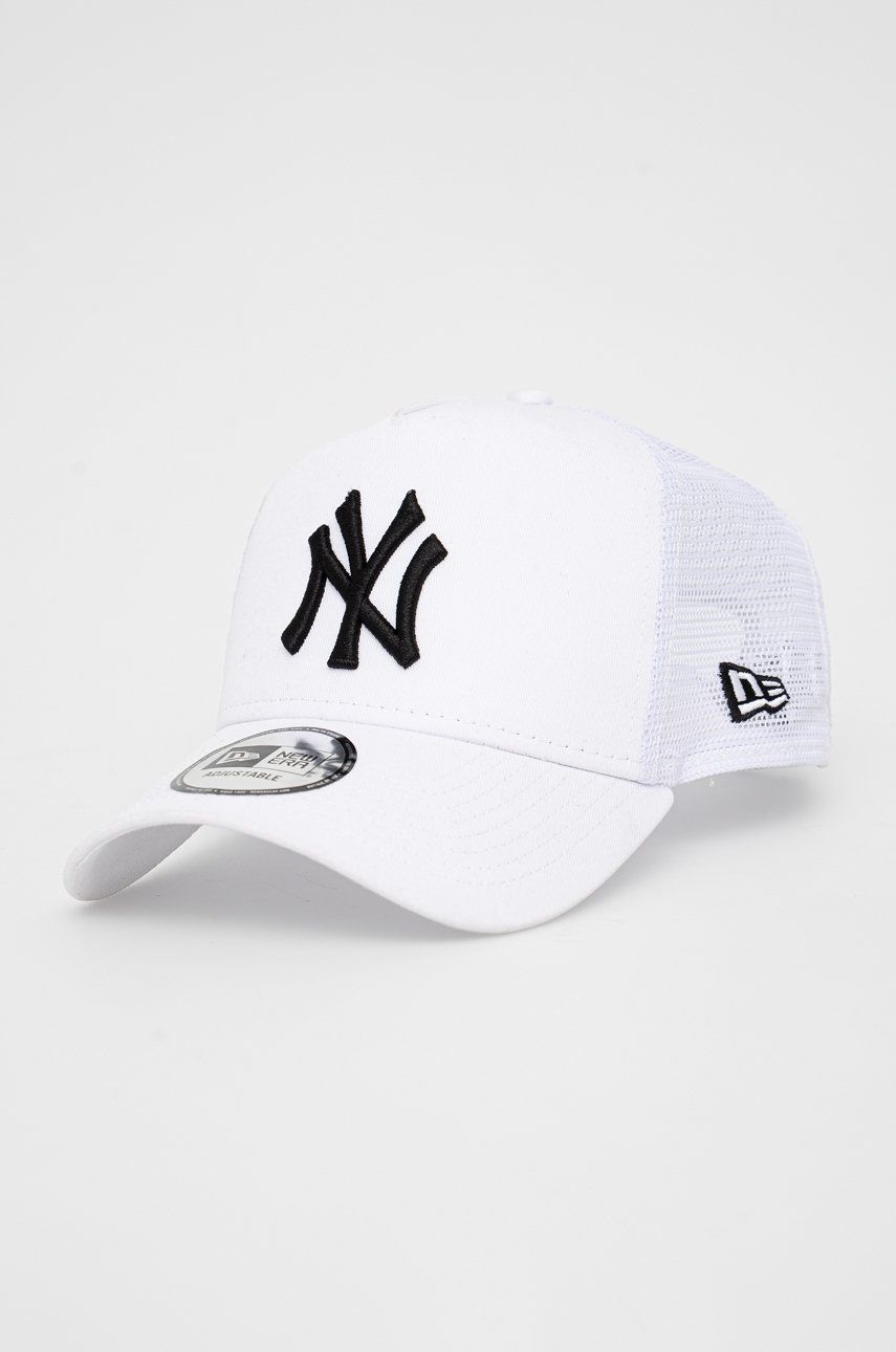 Шапка с козирка New Era Essential New York Yankees MLB Trucker Cap Бяло | 12285467.WHITE, 0