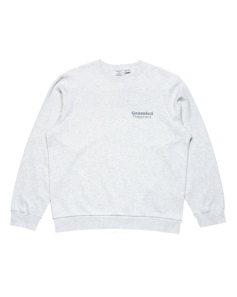 Суитчър GRAMICCI PRESERVE-IT Sweatshirt Сиво | G3FU-J077-AHE