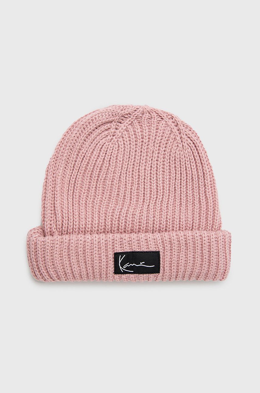 Шапка Karl Kani Signature Fisherman Beanie Розово | 7050659, 0