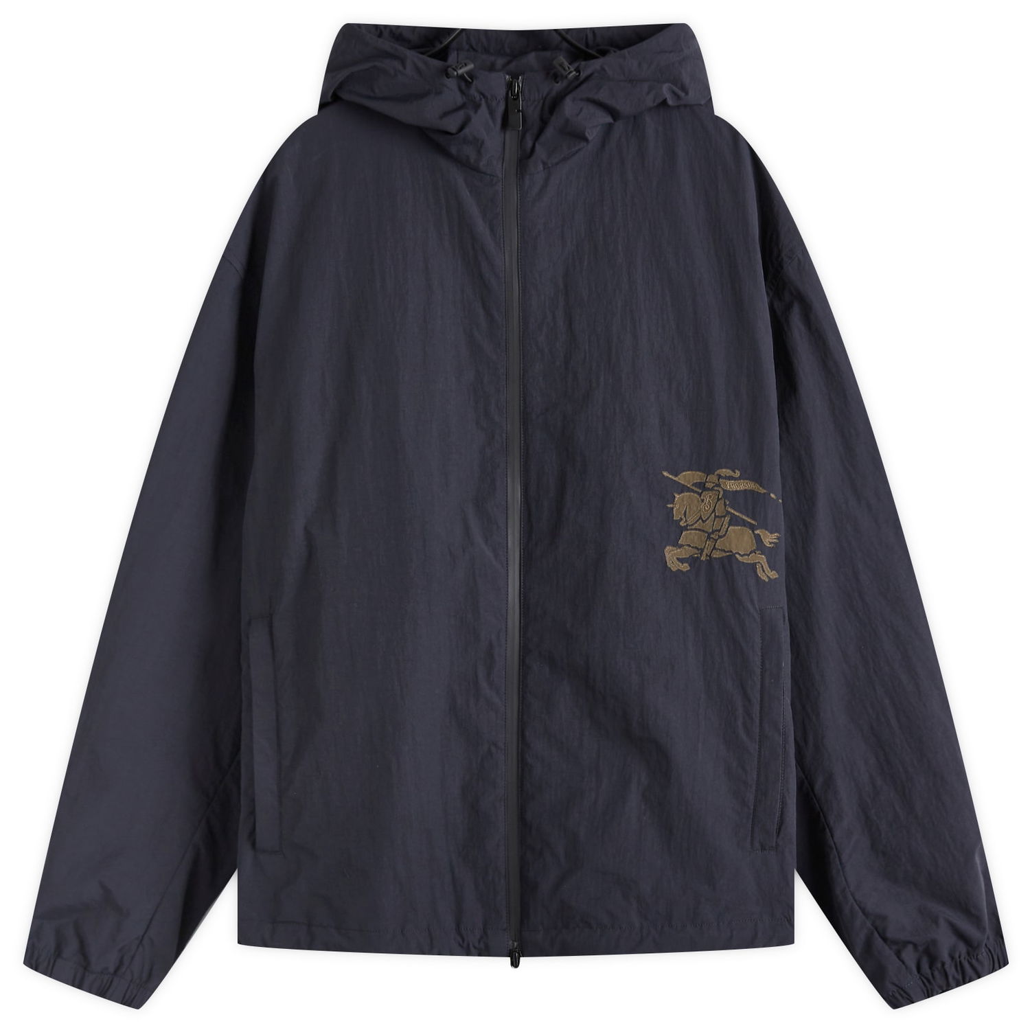 Ветровка Burberry Burberry Flagpole Knit Nylon Windbreaker, Size Large Тъмно синьо | 8104913-C1765, 1