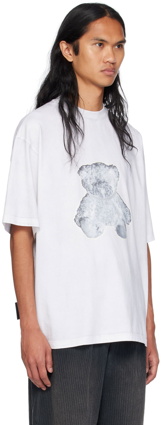Тениска We11done We11done Necklace Teddy Graphic T-Shirt Бяло | WD-TT9-20-117-U-WH, 1