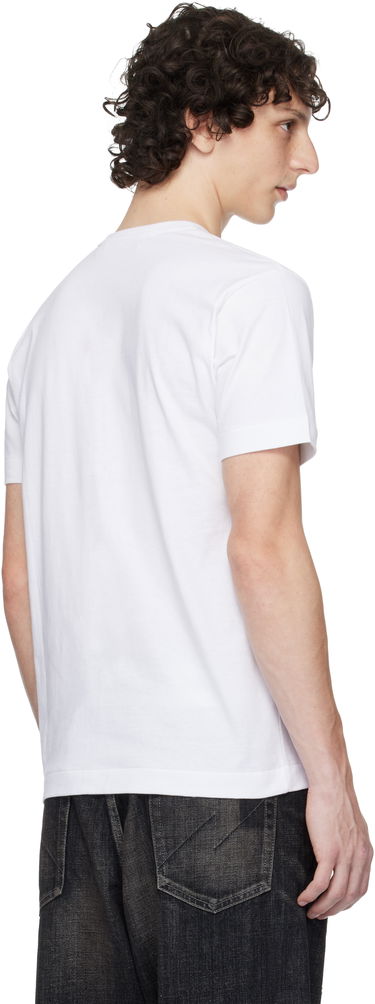 Тениска Comme des Garçons COMME des GARÇONS PLAY Logo T-Shirt Бяло | AX-T068-051, 2