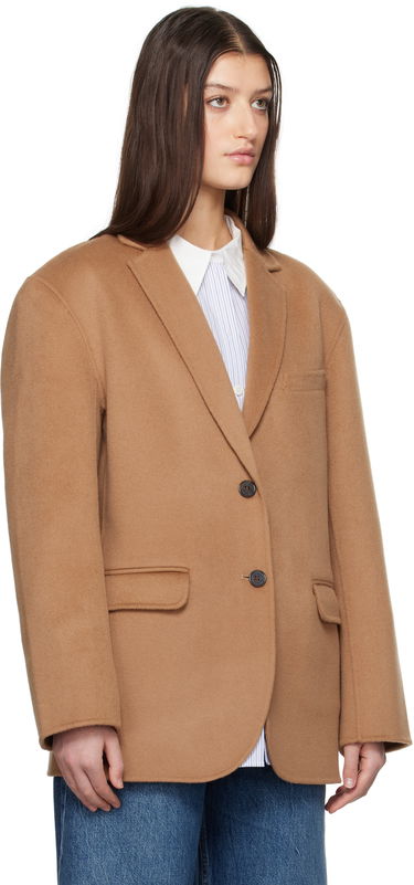 Палта Anine Bing Quinn Wool Blazer Кафяво | A-01-7073-200, 4