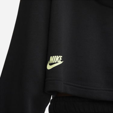 Суитчър Nike Sportswear Cropped Fleece Dance Hoodie Черно | DZ4604-010, 3