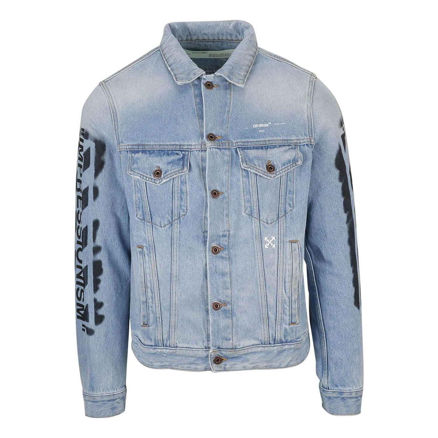 Яке Off-White Off-White Impressionism Denim Jacket Синьо | OMYE005R193860157310, 0