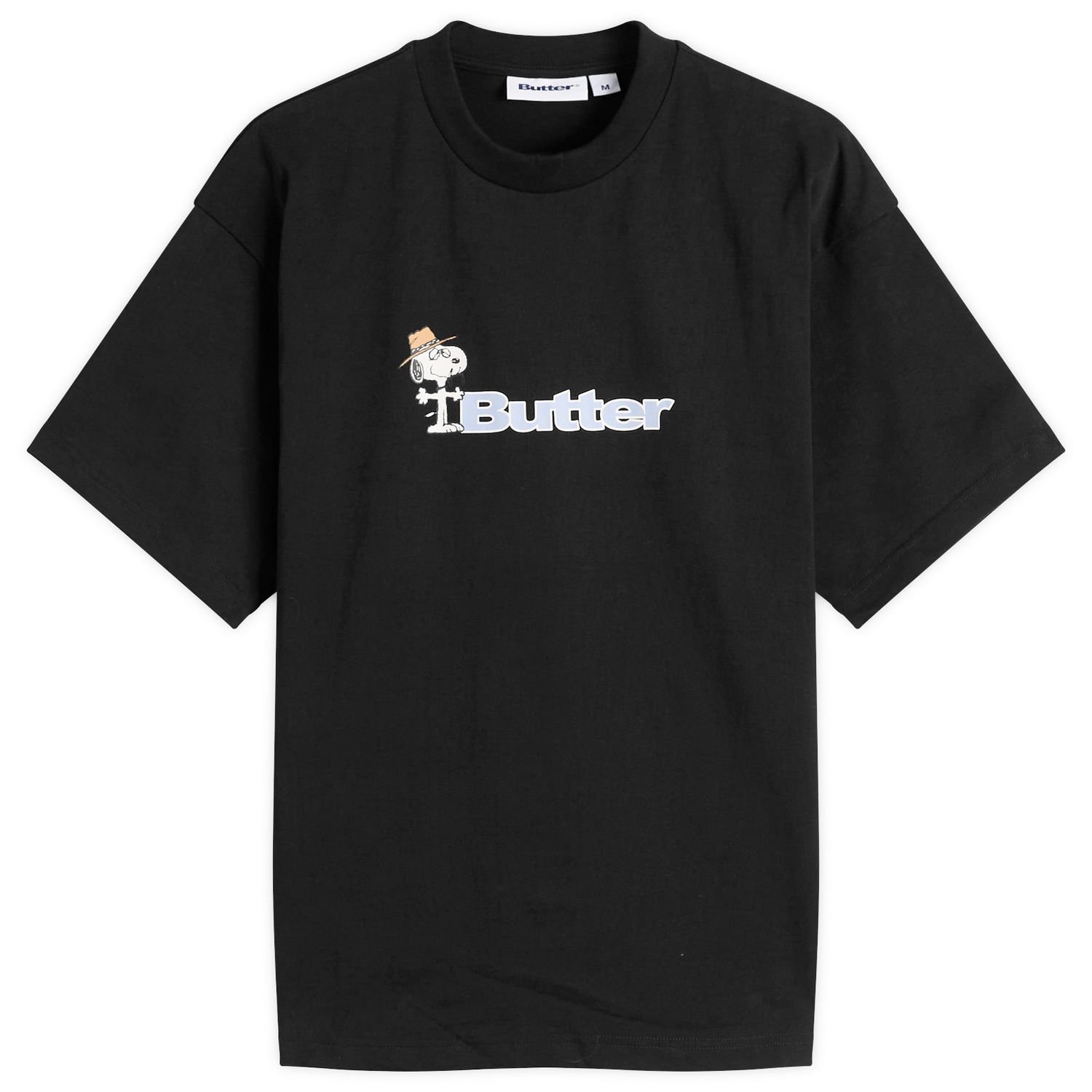 Тениска Butter Goods Peanuts Spike Logo T-Shirt Черно | BGBP240301-BLK, 0