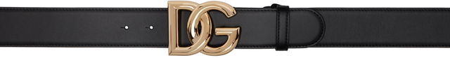 Black DG Logo Belt