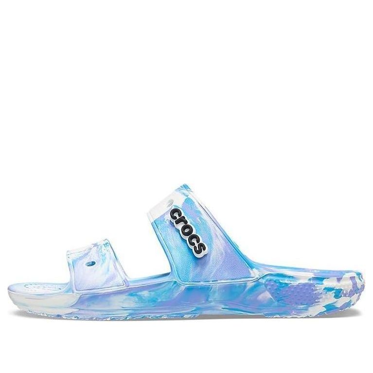 Кецове и обувки Crocs Classic Clog Marble Beach Slippers Синьо | 207701-1FK