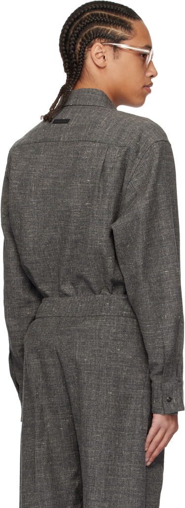 Комбинезон Fear of God Fear of God Button Up Tie-Waist Shirt Сиво | FGE250-501CWL, 2