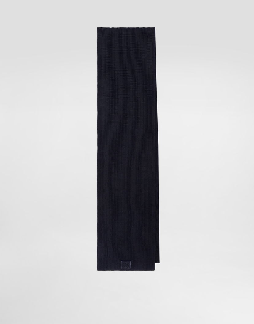 Шал Dolce & Gabbana Dolce & Gabbana Knitted Wool Scarf Тъмно синьо | GX13KZJDVCIB0665