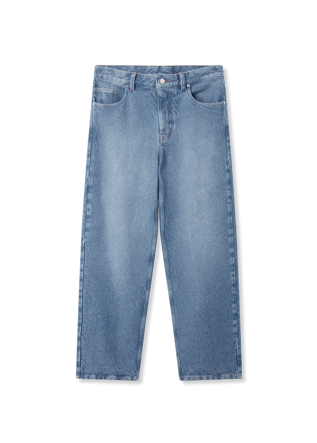 Relaxed Fit Twill Jeans
