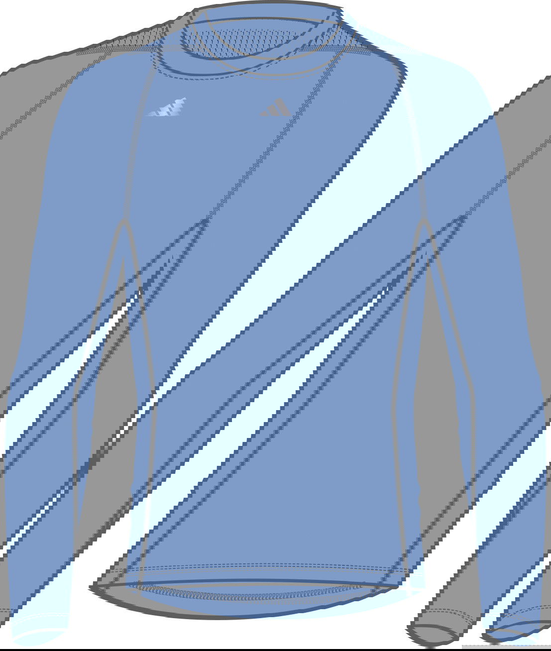 Тениска adidas Originals Adidas TF LS Tee Long Sleeve Синьо | im8531, 0