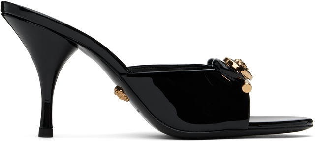 Versace Opera Bow Patent Heeled Sandals