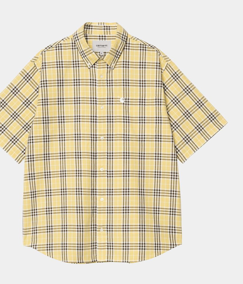 Риза Carhartt WIP Carhartt WIP S/S Niven Check Shirt Жълто | I034542_18