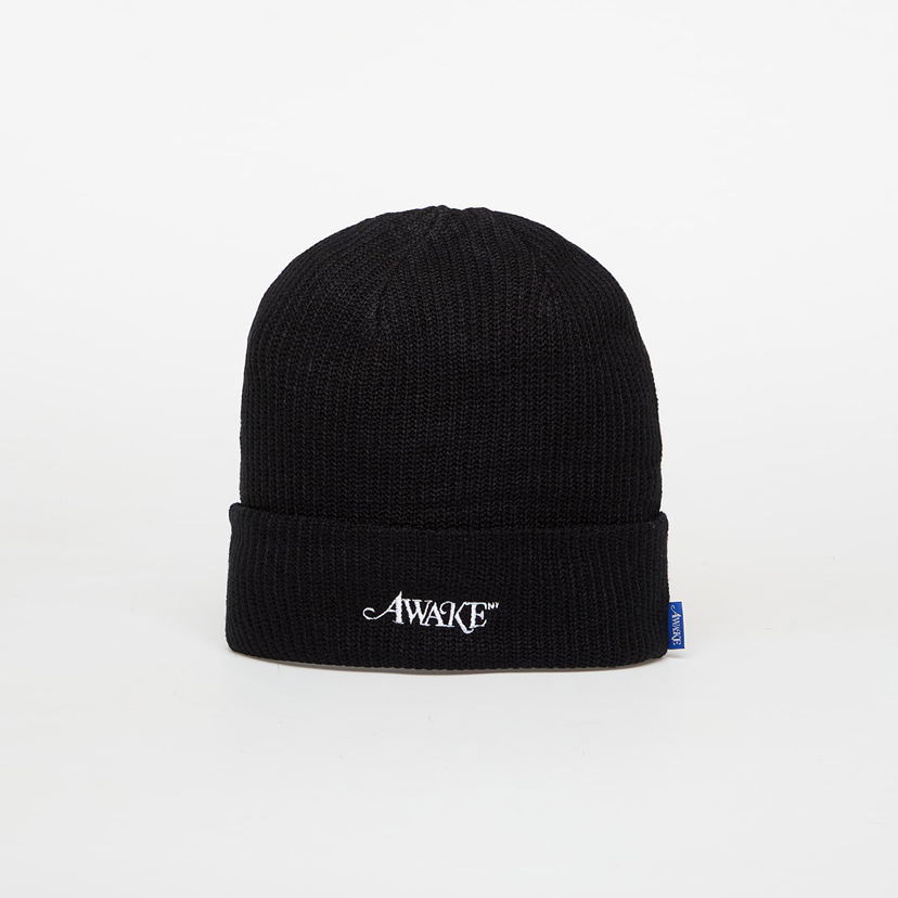 Шапка Awake NY Awake NY Loose Gauge Knit Beanie Universal Черно | AWK-FW25-HT002-BLK