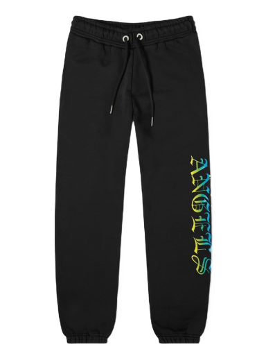 Спортни панталони Palm Angels Hue Gothic Logo Sweat Pant Черно | PMCH011R21FLE0031084