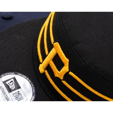 Шапка с козирка New Era Pittsburgh Pirates MLB "Image Drop" Retro Pillbox 9FIFTY Snapback Cap Черно | 60691057, 8