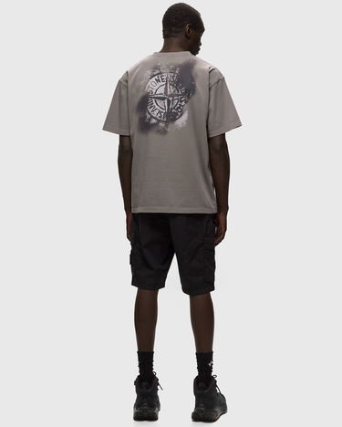 Тениска Stone Island Camo One Badge Print T-Shirt Сиво | 80152RCE6-V0092, 2