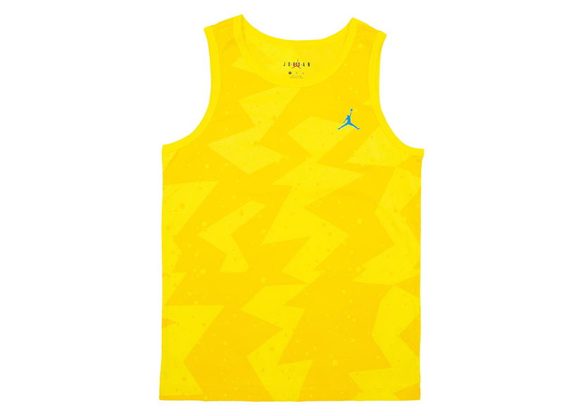 Потник Jordan Nike Jordan Printed Poolside Tank Top Amarillo Жълто | CJ6230-728