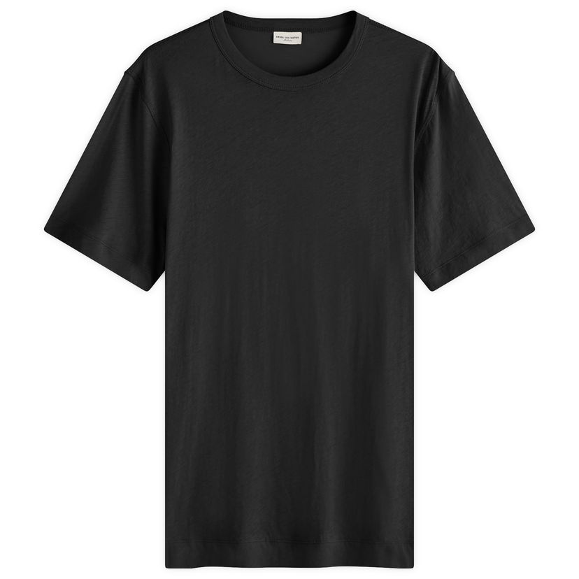 Тениска Dries Van Noten Habba T-Shirt Черно | 242-021140-9606-900