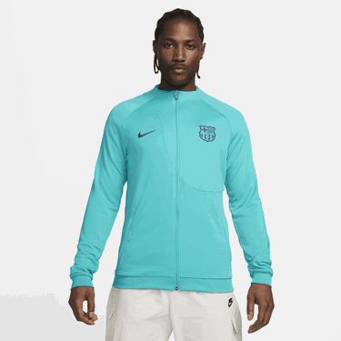 Яке Nike F.C. Barcelona Academy Pro Third Football Knit Jacket Тюркоазено | DX8470-300, 0