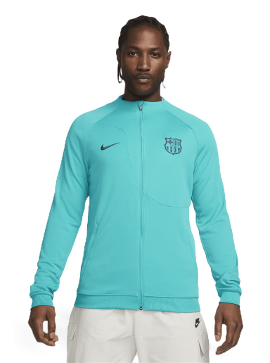Яке Nike F.C. Barcelona Academy Pro Third Football Knit Jacket Тюркоазено | DX8470-300
