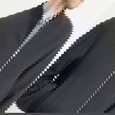 Яке бомбър Dries Van Noten Brushed Cotton Twill Bomber Jacket Сиво | 252-020522-2118-803, 5