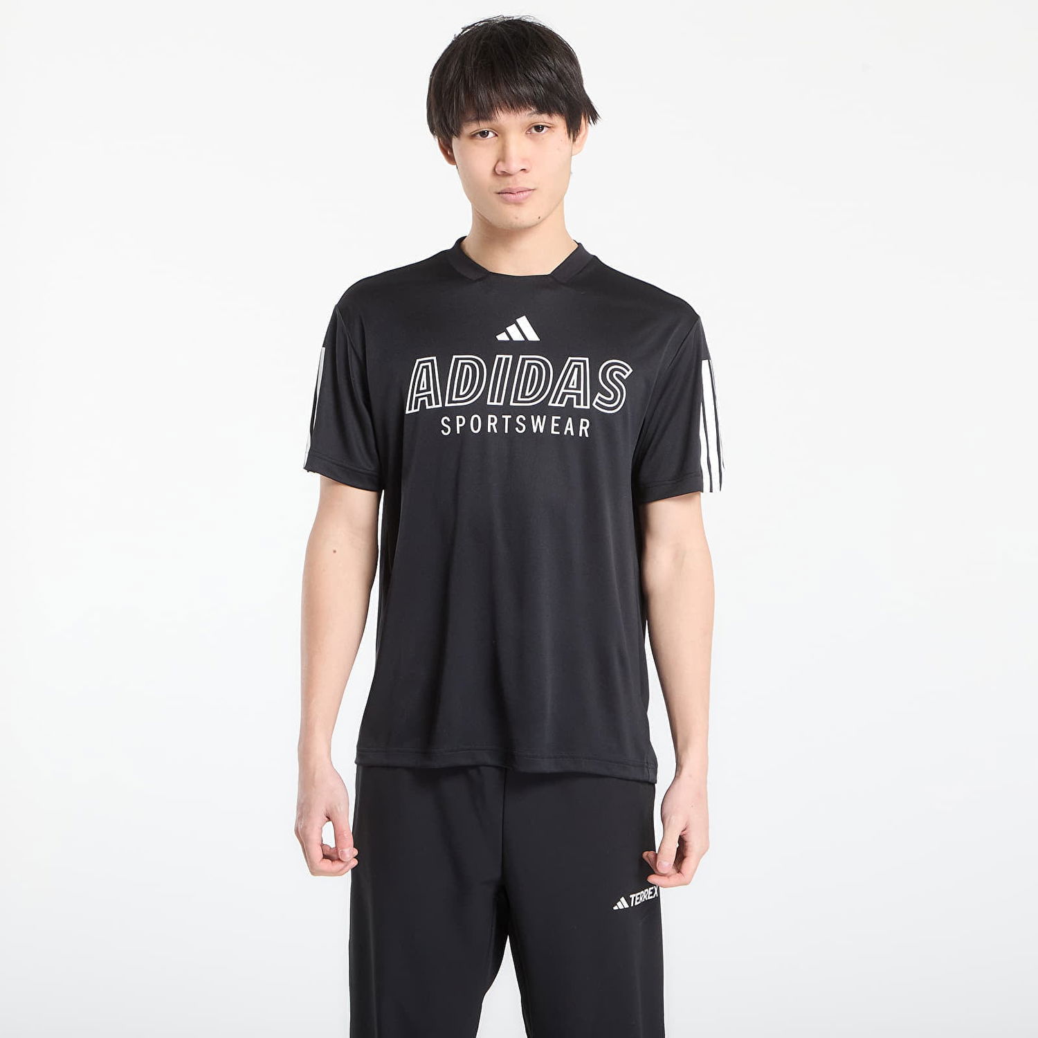 Тениска adidas Performance Tiro Short Sleeve Graphic T-Shirt Черно | KB1597, 0
