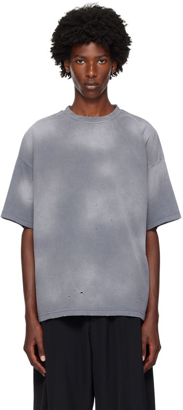 Тениска We11done We11done Distressed T-Shirt Сиво | WD-TT2-24-742-U-CH, 0
